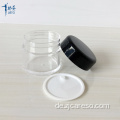 70ml klares AS-Cremeglas mit ABS-Deckel